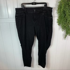 Torrid Jeggings Black Womens Plus Size 22 Tall Super Stretch